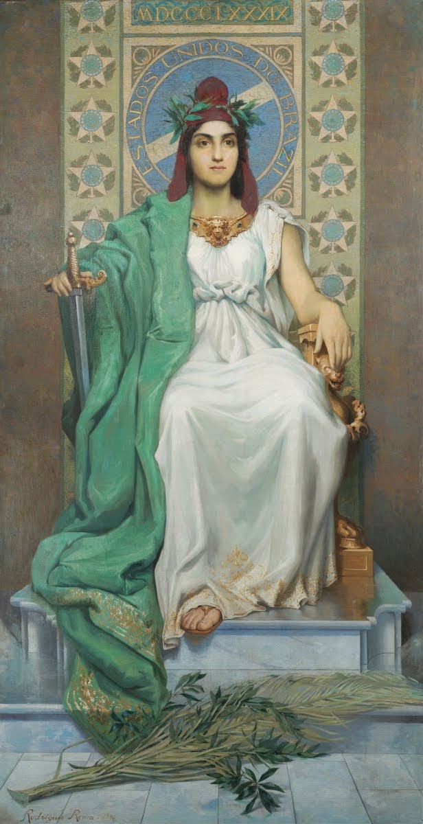 A irmã tropical de Marianne: a República brasileira figurada como mulher.