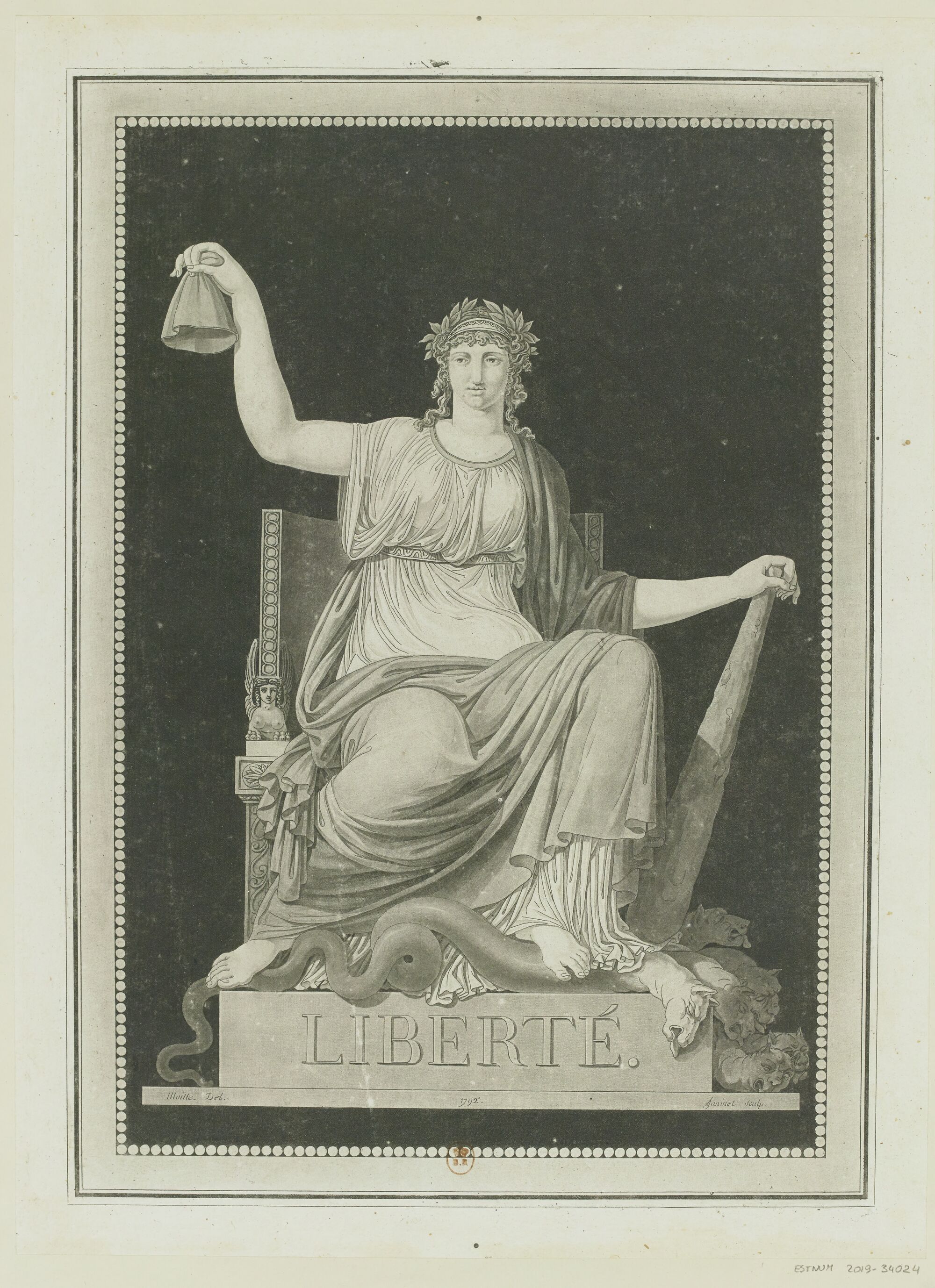 La Liberté, Jean-Guillaume Moitte (1792)