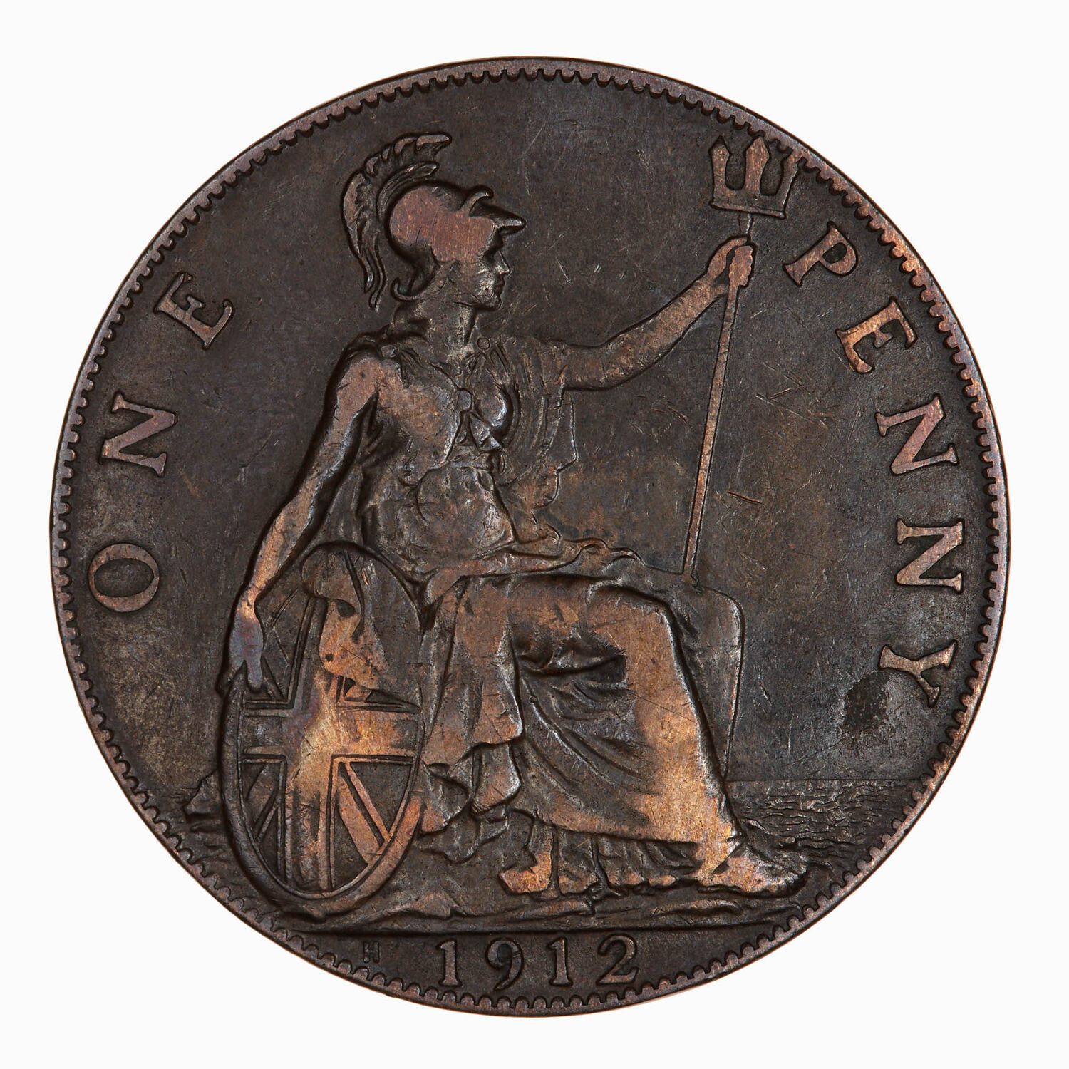 Britannia armada — 1 penny
