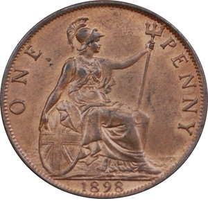 Britannia — 1 penny